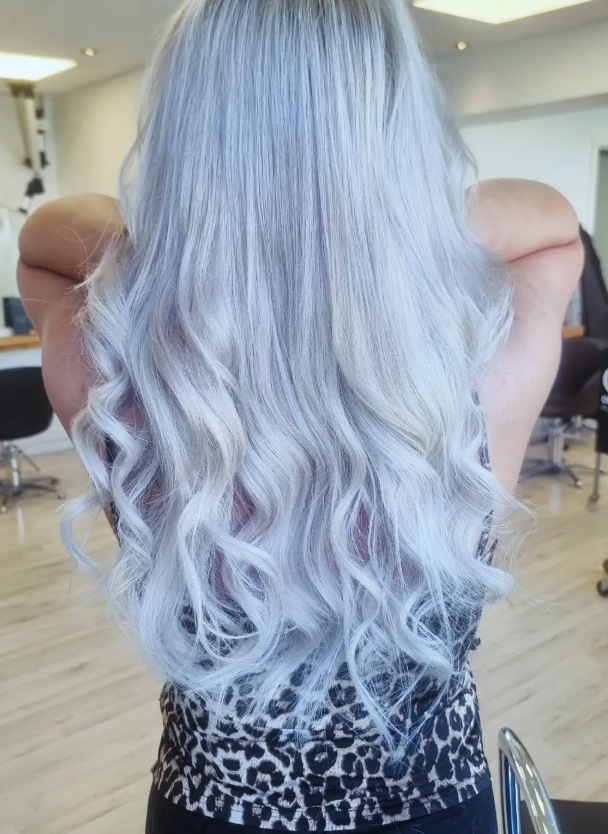 Luksuriøst langt hår med glans